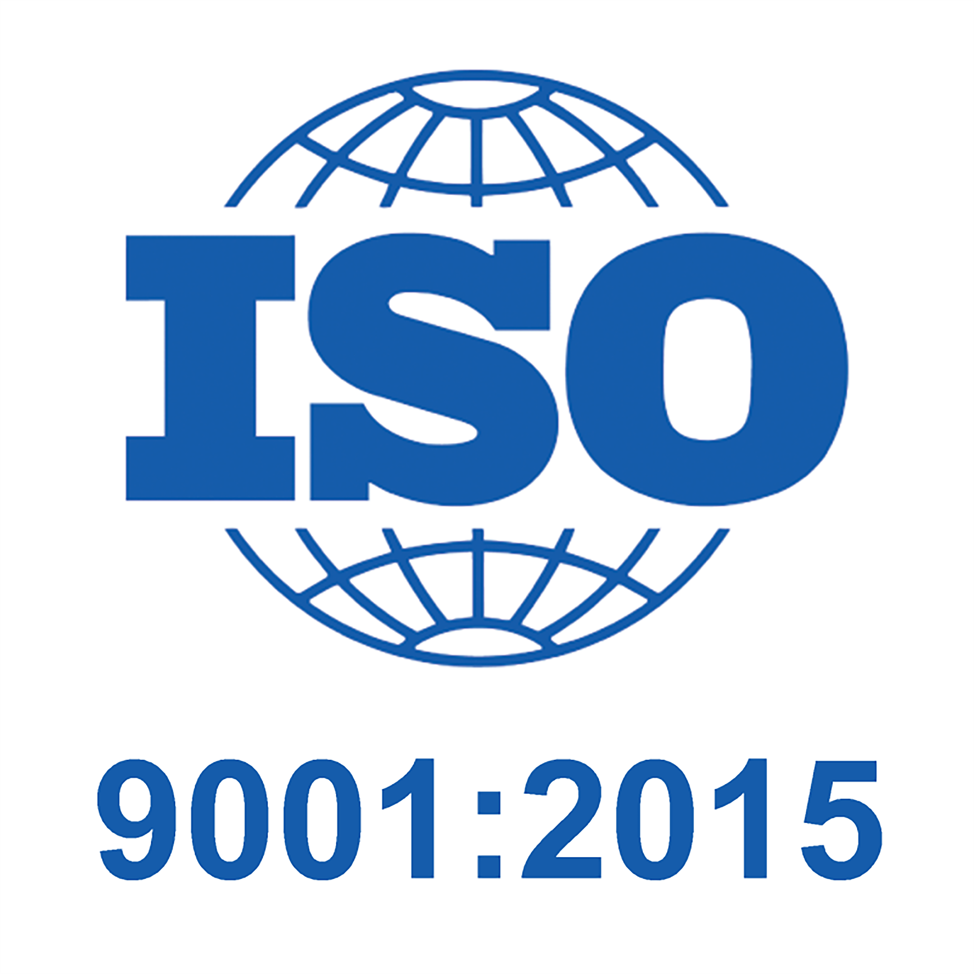 Logo for ISO 9001:2015 certification