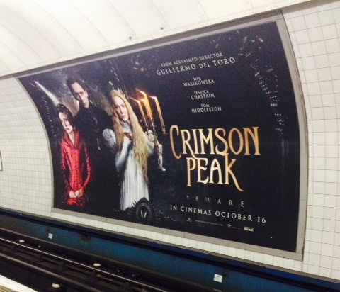 Crimson Peak Advertisement in London Underground